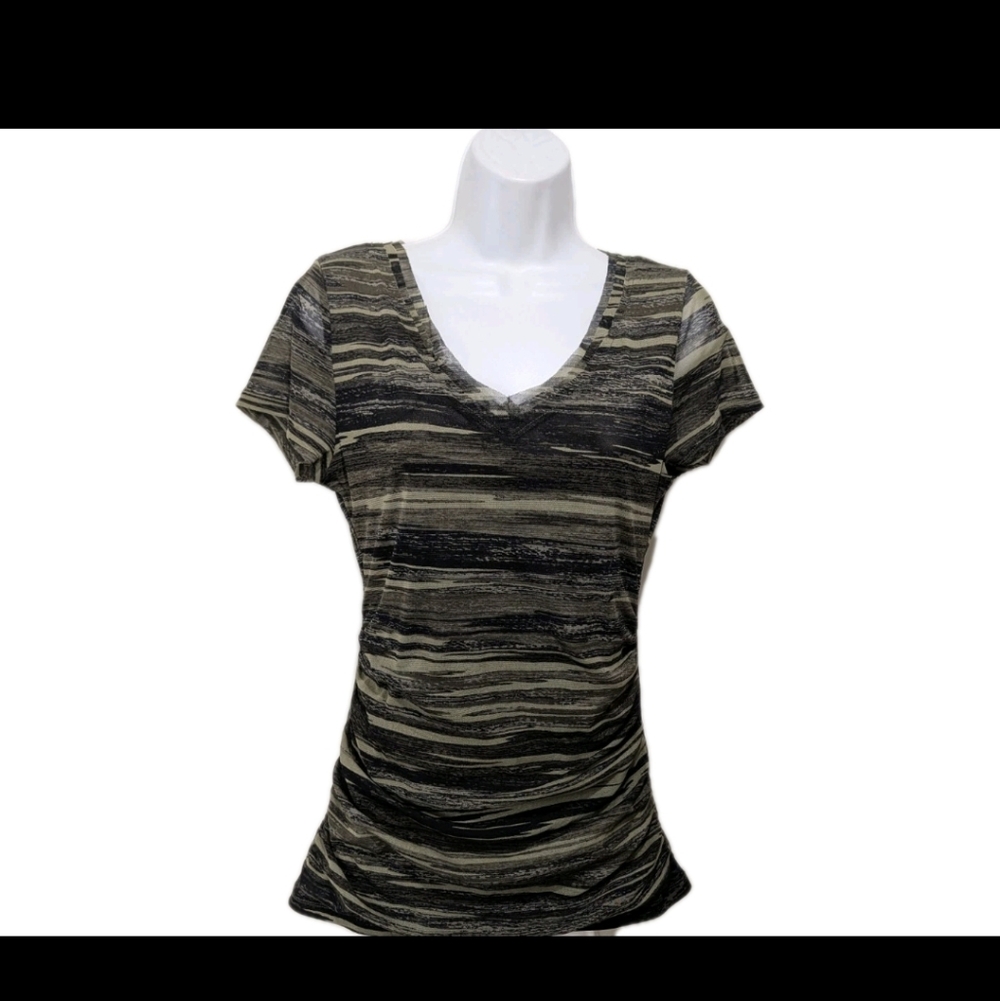 New York & Company Mesh Babydoll Top M 90s Y2K Grunge Whimsigoth #1